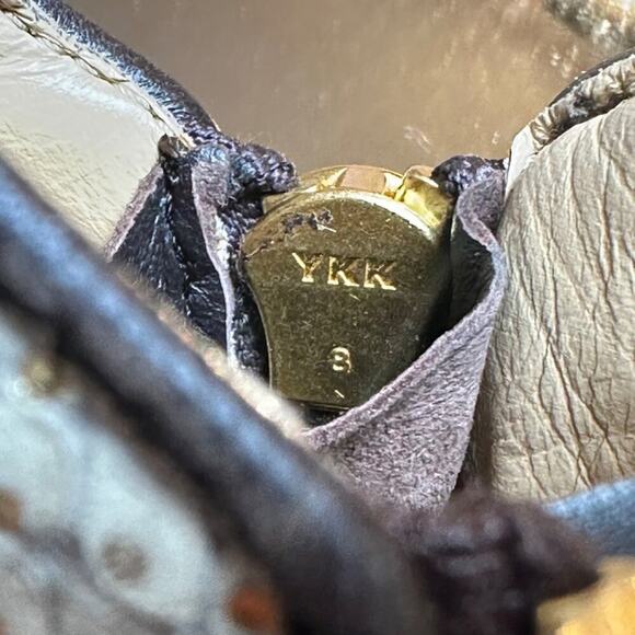 Giuseppe Zanotti Women 37.5 Python Print Low-Top Slip on Sneakers Gold Zippers - Picture 12 of 14